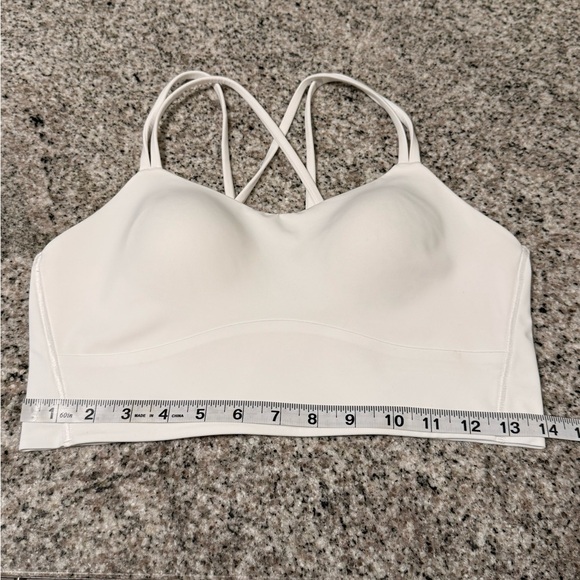 Lululemon Like A Cloud Longline Bra Light Support B/C Cup White - Picture 9 of 10